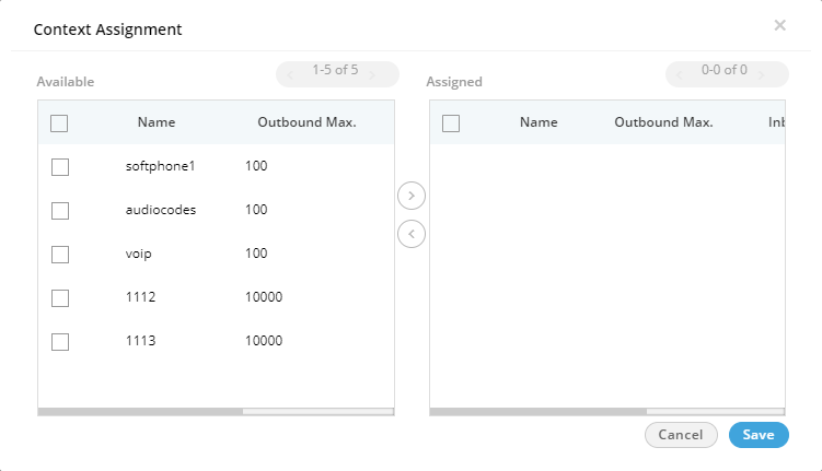 Call Context for Multiple Type