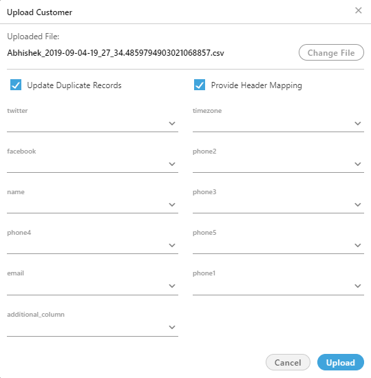 Provide Heading Mapping