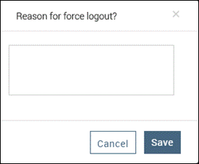 Force Logout