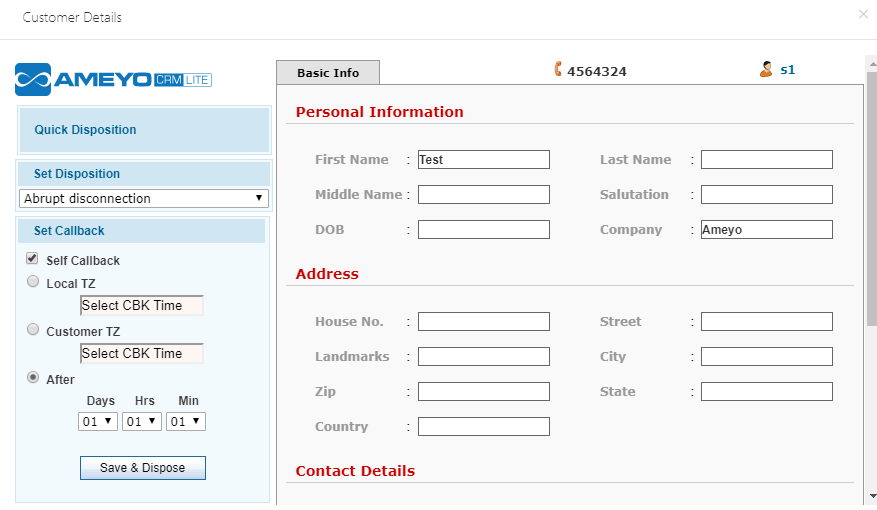 CRM details