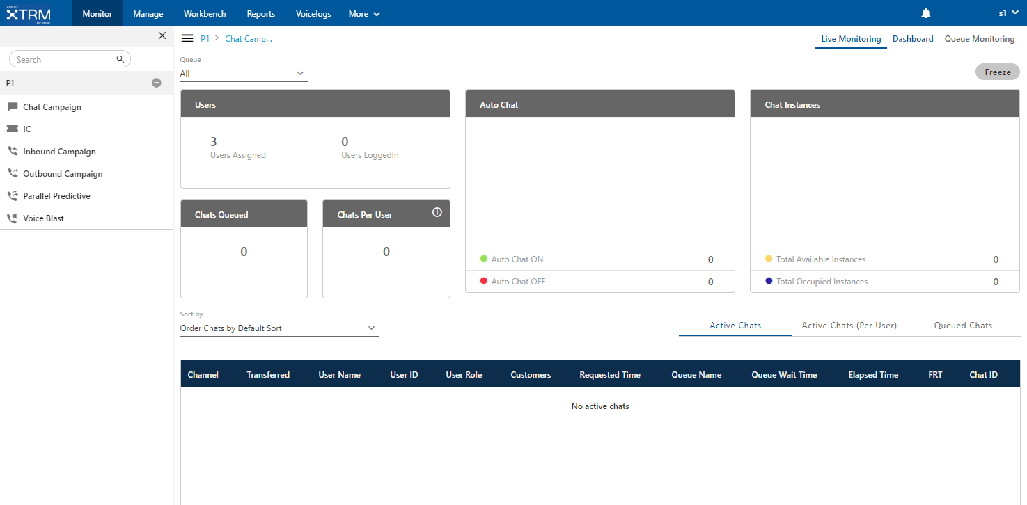 Supervisor Interface