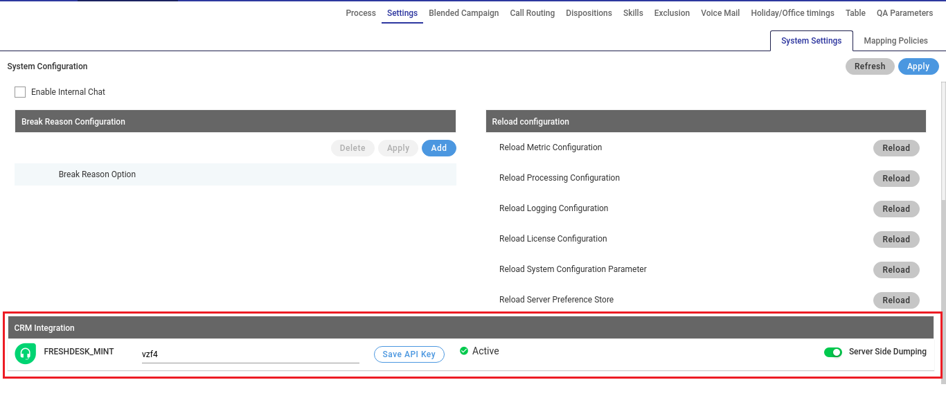 Server-side Dumping for Freshdesk Mint